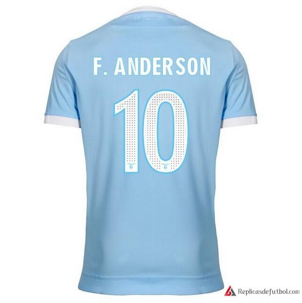 Camiseta Lazio Primera equipación F.Anderson 2017-2018